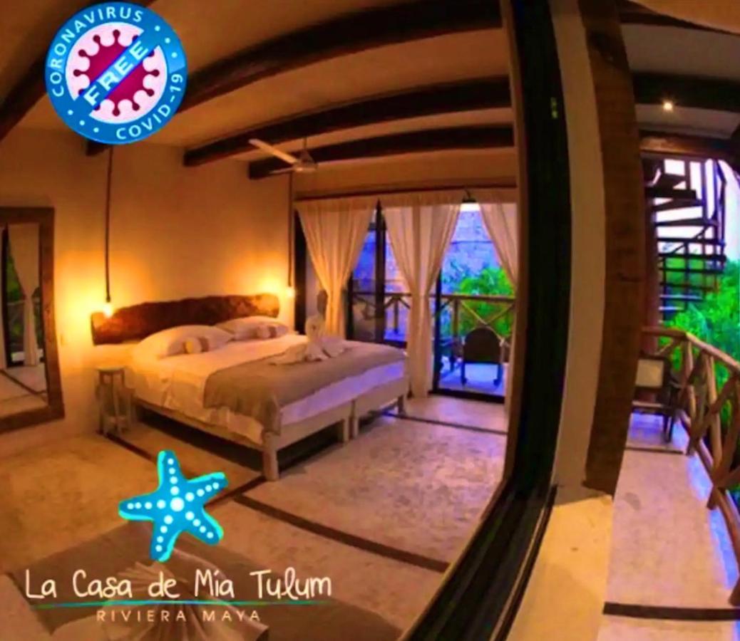 La Casa De Mia Tulum Hotell Exteriör bild