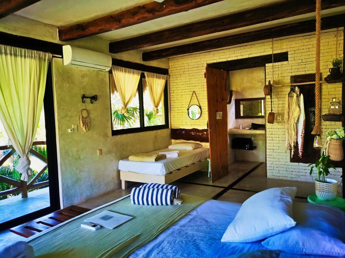 La Casa De Mia Tulum Hotell Exteriör bild